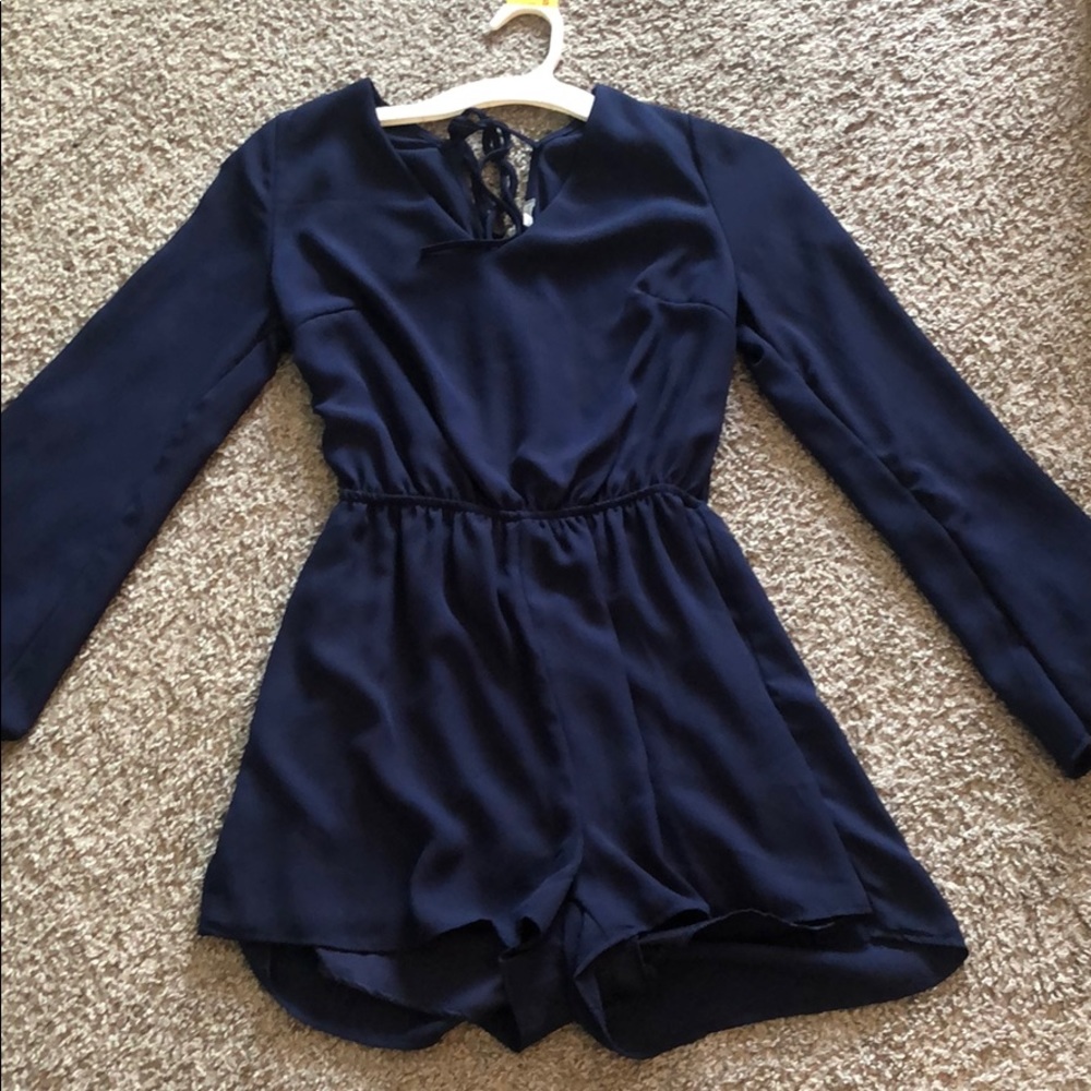Navy Blue romper